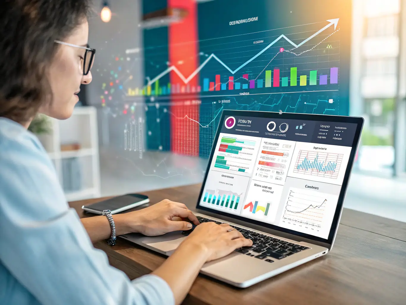 An image showing a user comparing different car and motorcycle models on a digital device, with charts and specifications displayed.